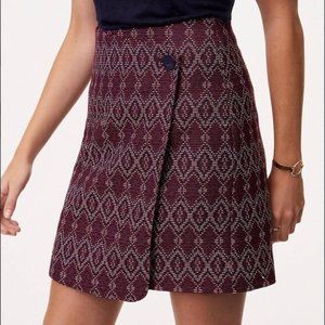 LOFT | Woven Faux Wrap Skirt